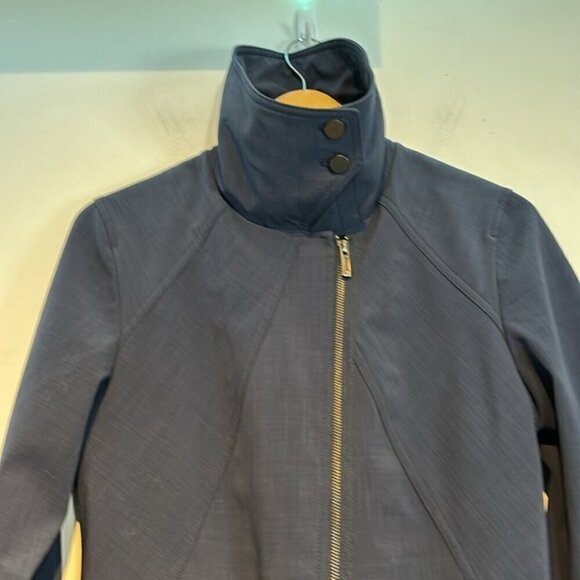 Nau Shroud of Purrin Trench coat - Women's navy blue size small - Picture 6 of 14